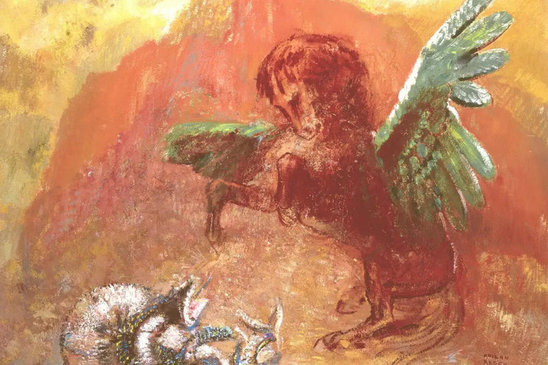 Pegasus and the Hydra - Odilon Redon