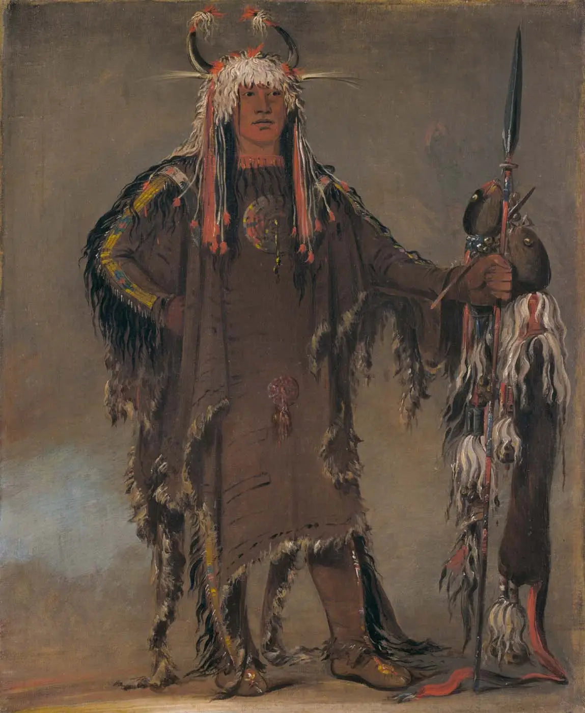 Peh-tó-pe-kiss Côtes d’Aigle un chef Piegan - George Catlin - Alpha Reproduction