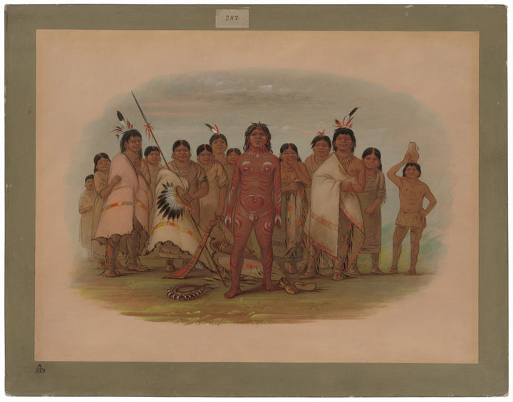 "Paint Me" - Apachee - George Catlin