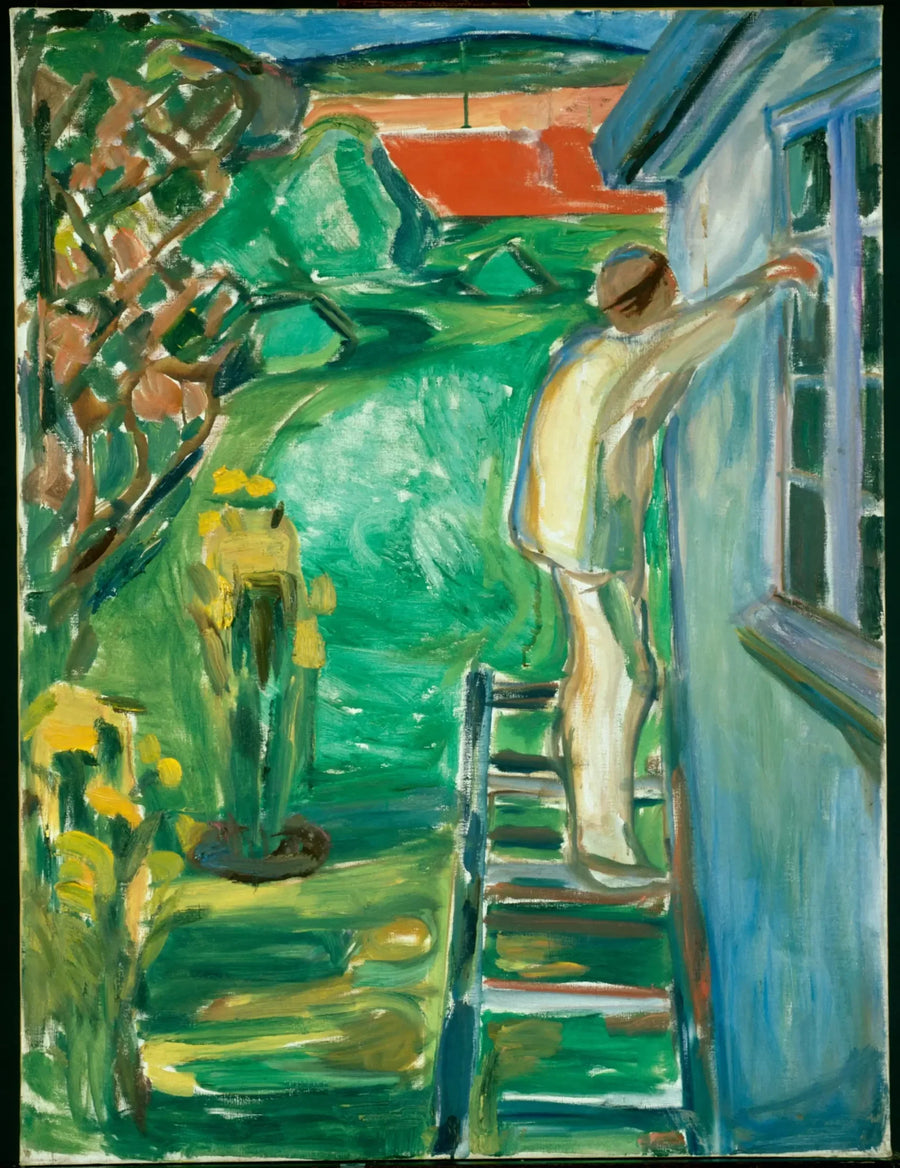 Painter by the Wall - Edvard Munch