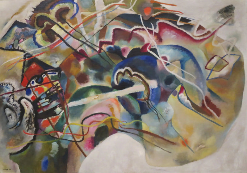 Painting with white border - Vassily Kandinsky
