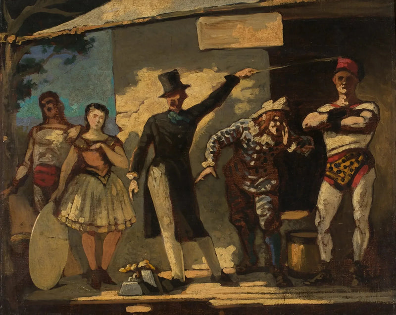 Painting by Honoré Daumier - Honoré Daumier