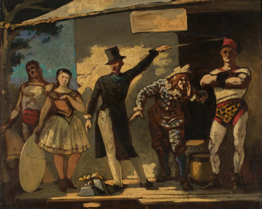 Painting by Honoré Daumier - Honoré Daumier