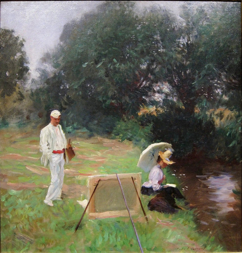 Painting of Dennis Miller's bunker in Calcot - John Singer Sargent