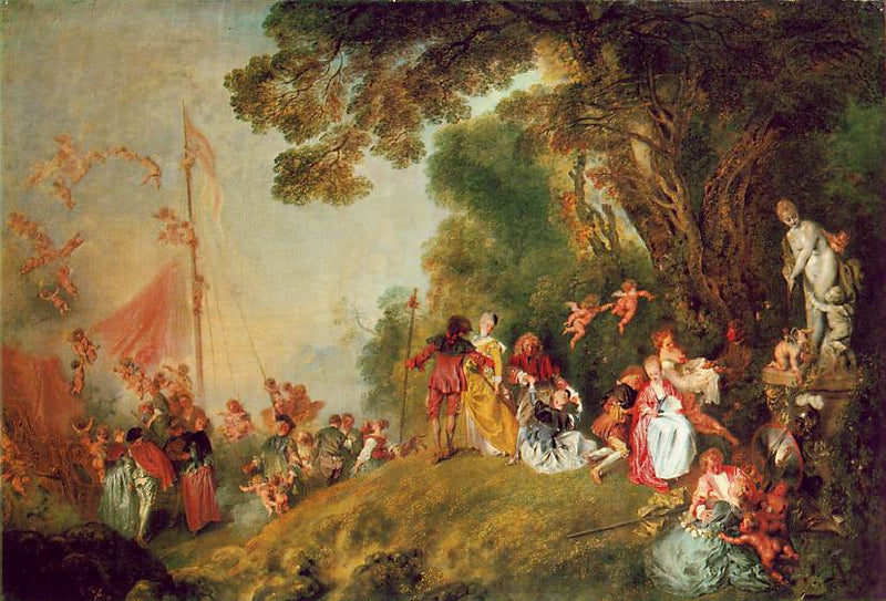 Pilgrimage to Cythera Island - Antoine Watteau