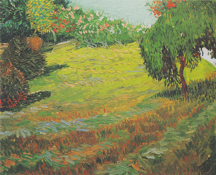 Sunny Lawn in a Public Park - Vincent van Gogh
