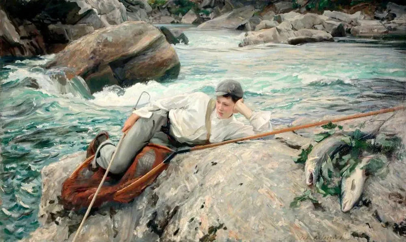 During his vacation, Norway - John Singer Sargent