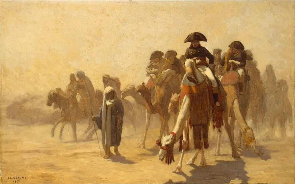 Pendentif Napoléon sa campagne en Égypte - Jean-Léon Gérôme image 1 tableau peint à l’huile sur toile