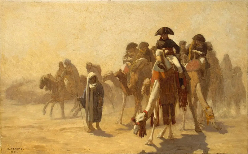 Napoleon Pendant his campaign in Egypt - Jean-Léon Gérôme