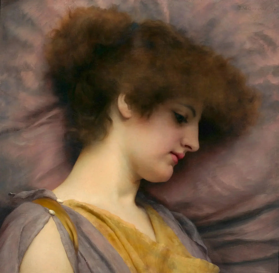 Distant Thoughts (Rose Pettigrew) - John William Godward