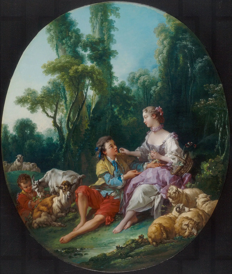 Do they think of grapes? - François Boucher