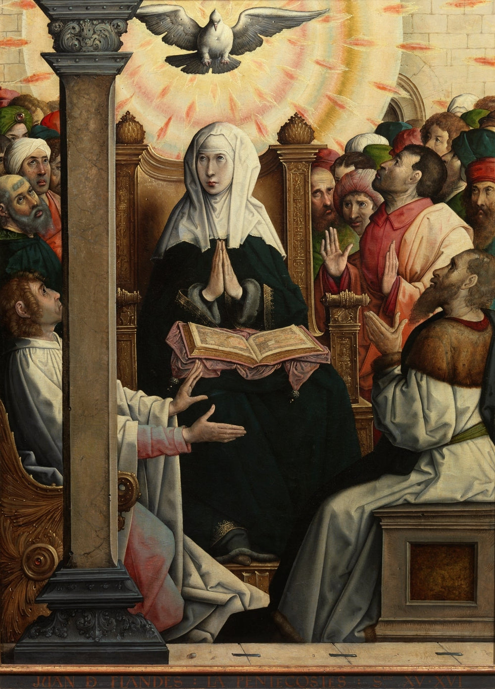 Pentecôte - Juan de Flandes - Alpha Reproduction