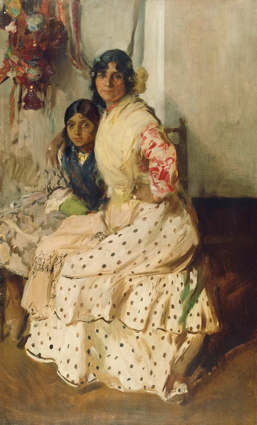 Pepilla the Gypsy and Her Daughter - Joaquín Sorolla