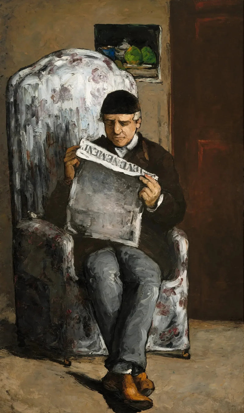 Father of the Artist Reading the Newspaper - Paul Cézanne