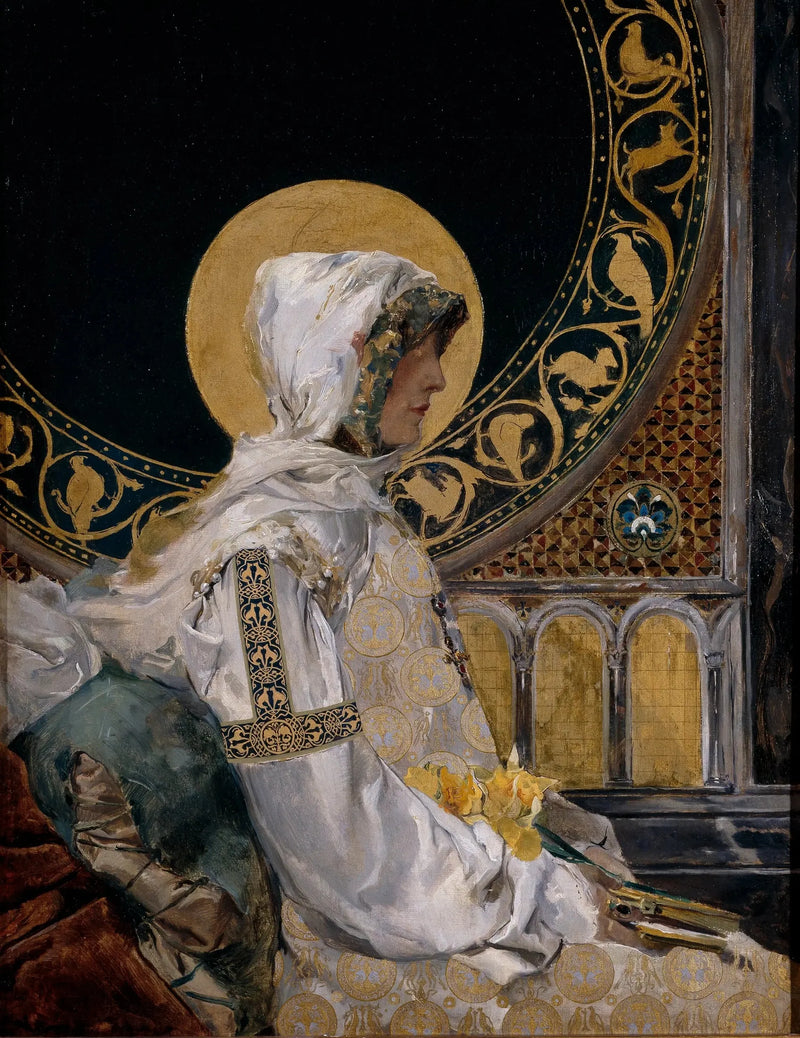 Santa Claus in Prayer - Joaquín Sorolla