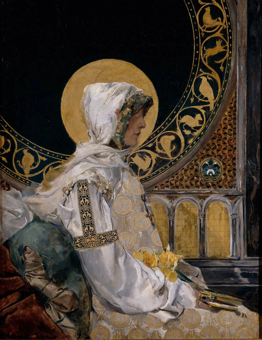 Santa Claus in Prayer - Joaquín Sorolla
