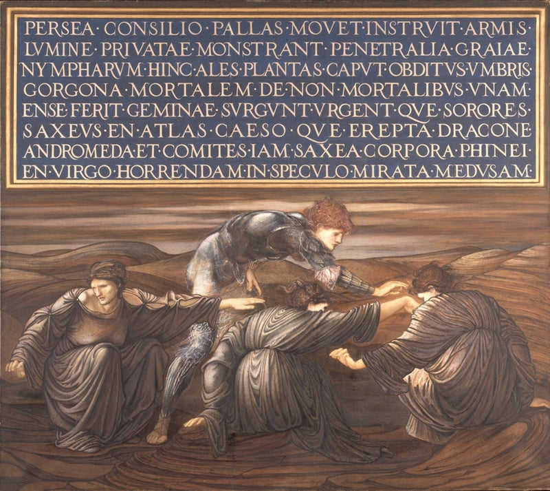 Pérès and the Grées - Edward Burne-Jones