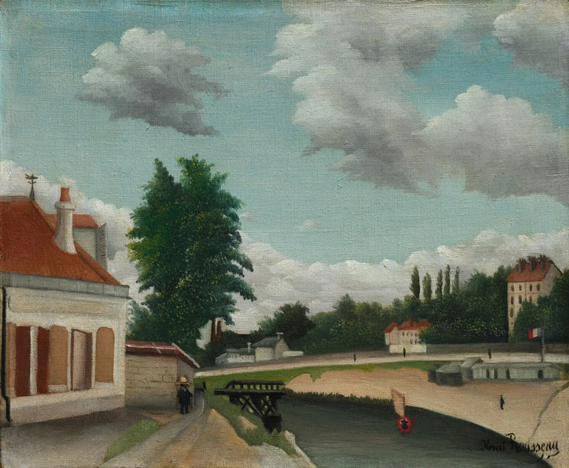 Paris Suburb - Henri Rousseau