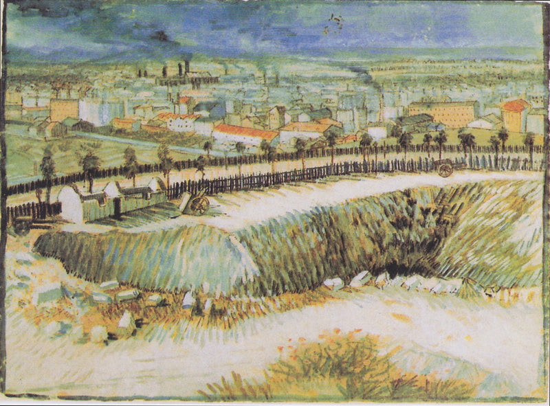 On the outskirts of Paris, near Montmartre - Vincent van Gogh