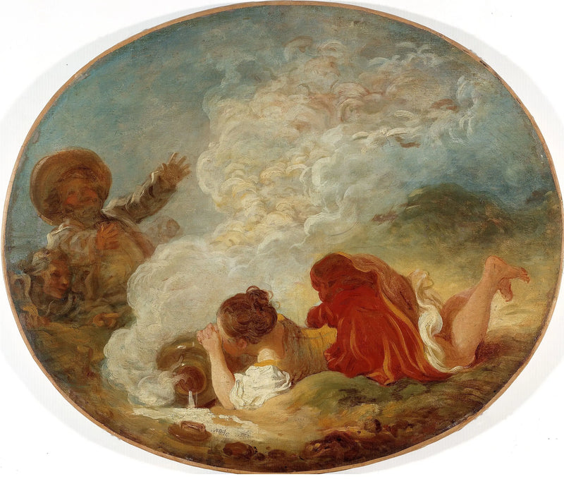 Perrette and the Milk Pot - Jean-Honoré Fragonard