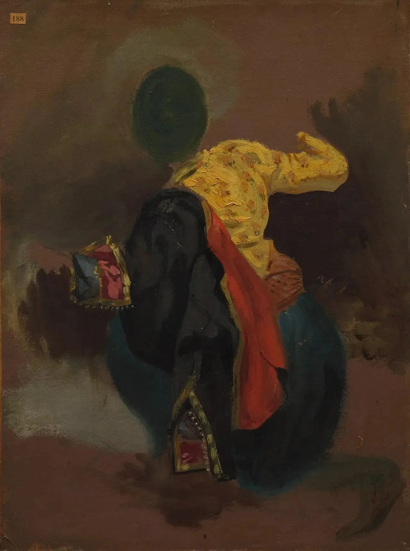 Character in Turkish Costume - Eugène Delacroix