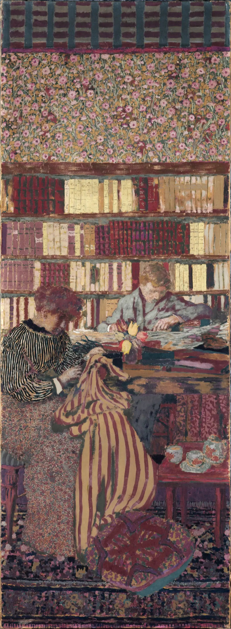 Characters in an interior. Le travail - Édouard Vuillard
