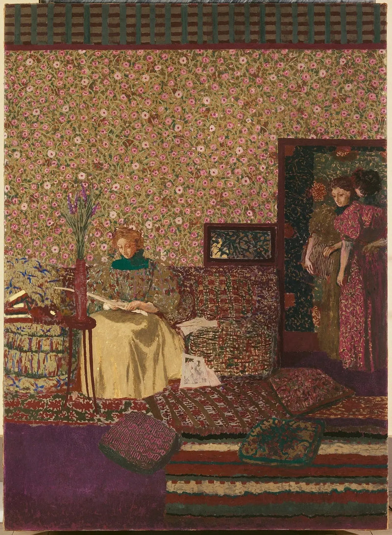 Characters in an interior. L'intimité - Édouard Vuillard