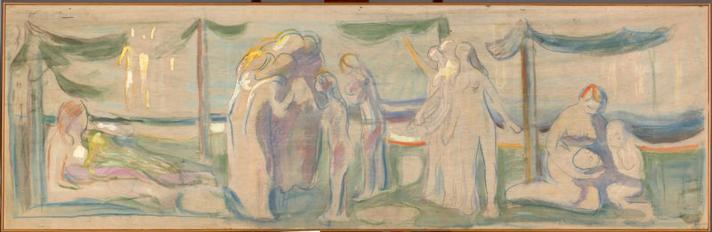 Nude People on the Beach - Edvard Munch