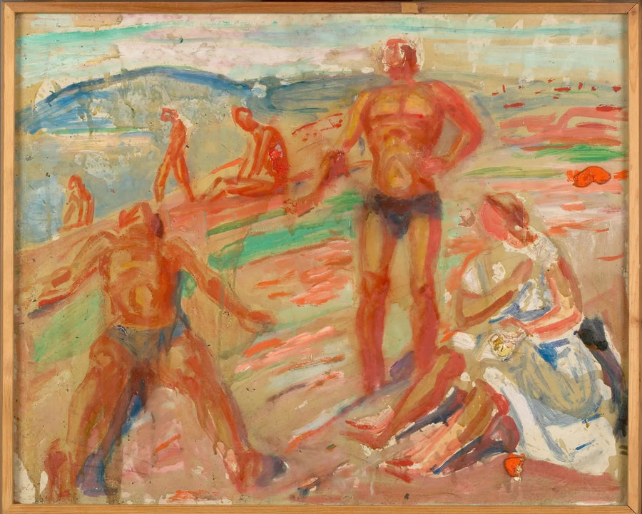 People Sunbathing - Edvard Munch