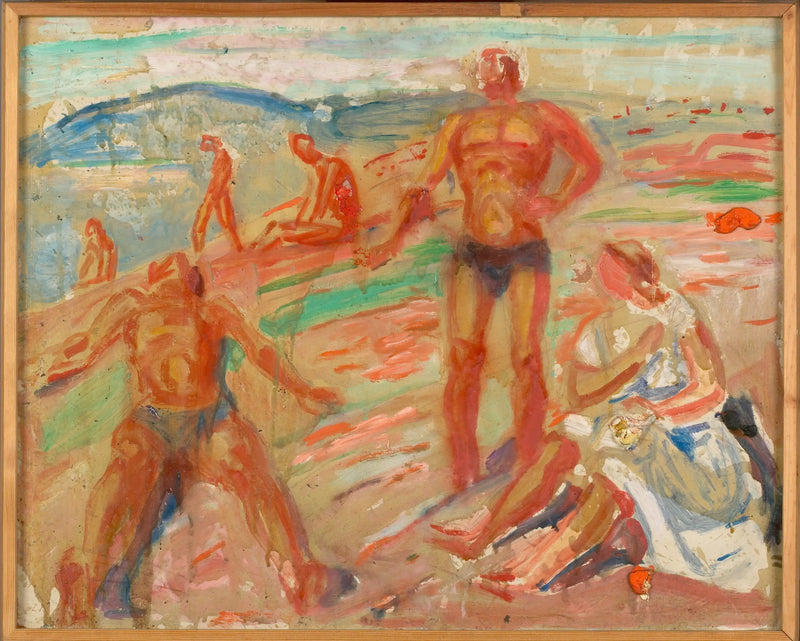 People Sunbathing - Edvard Munch