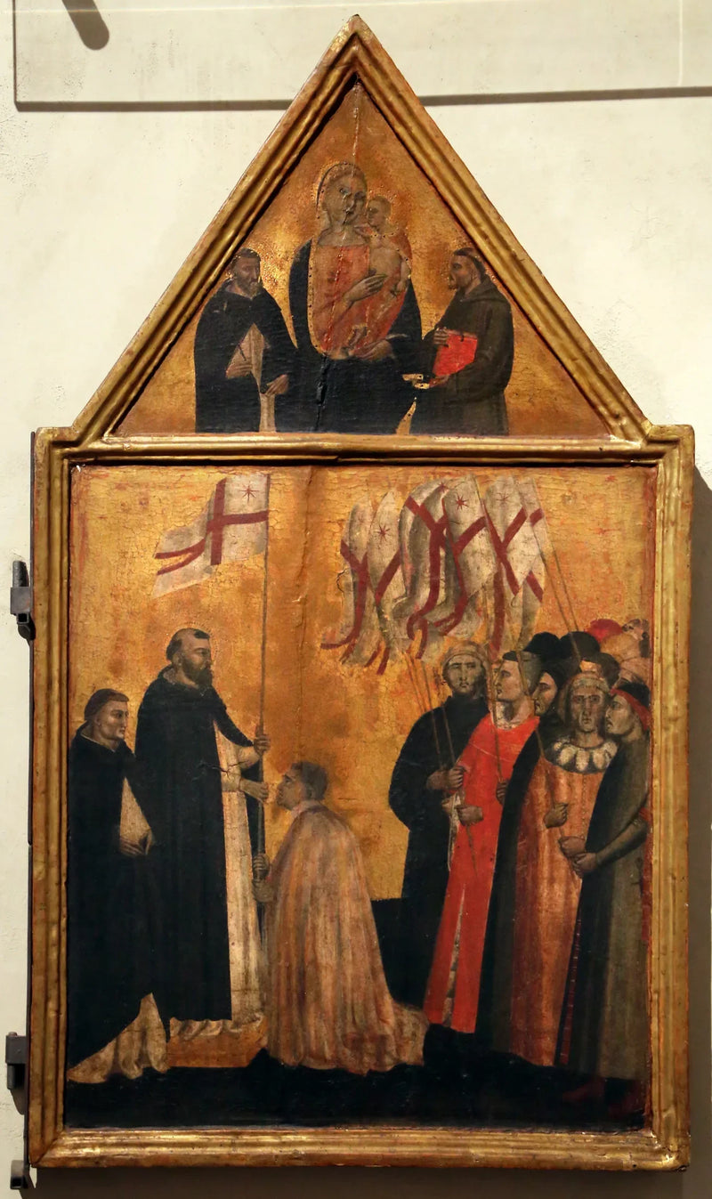 Peter Matyr Gives Standard to Misericordia - Andrea Orcagna