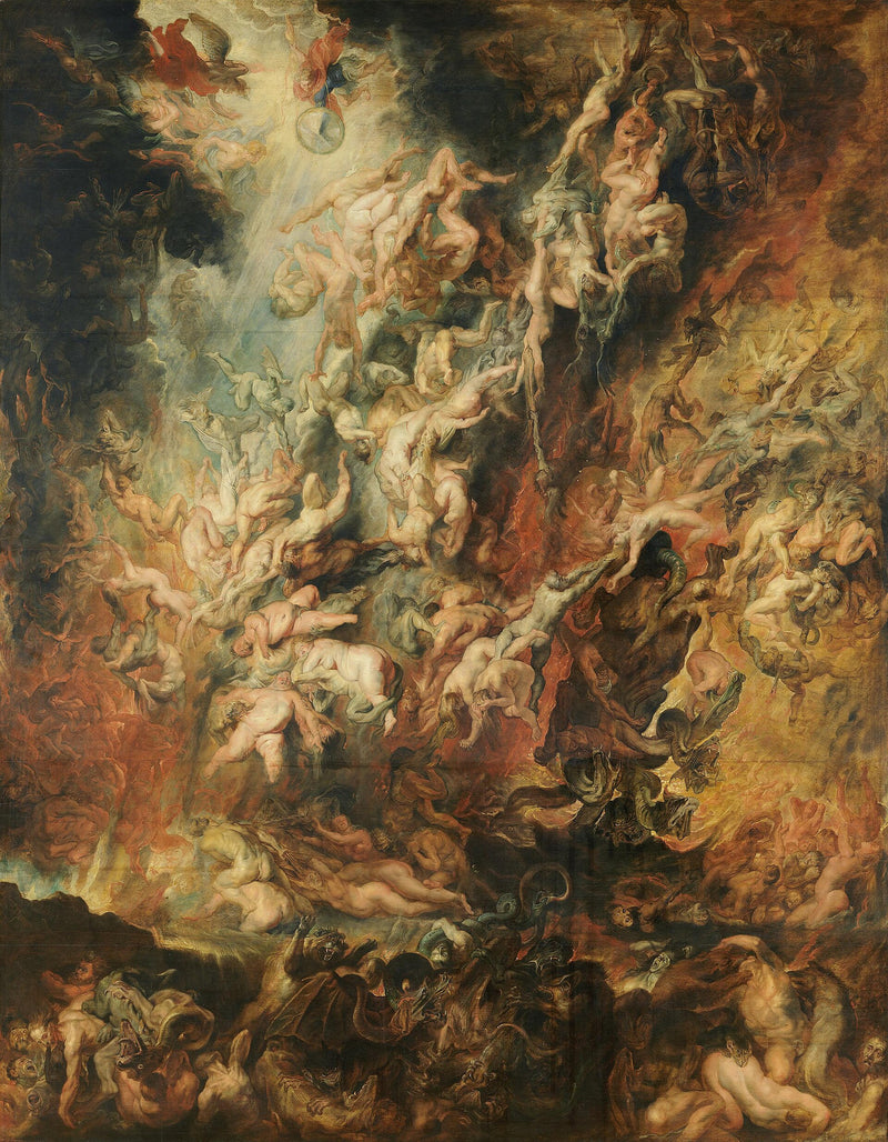 La Chute des damnés / anges rebelles - Pierre Paul Rubens