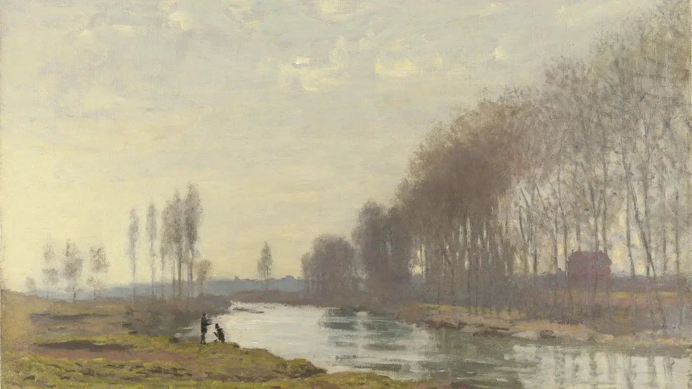 Le Petit Bras de la Seine à Argenteuil W196 par Claude Monet, National Gallery
