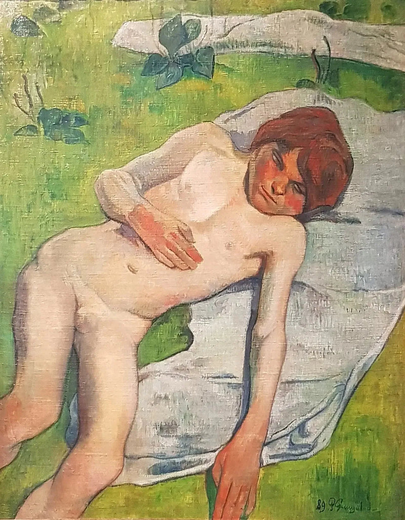 small naked Breton - Paul Gauguin