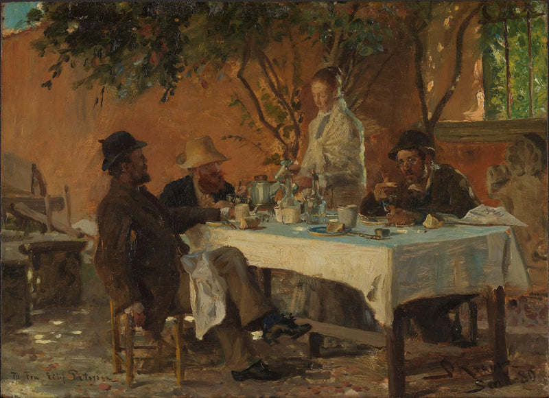 Breakfast at Sora - Peder Severin Krøyer