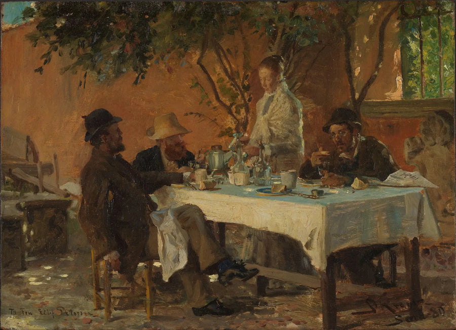 Breakfast at Sora - Peder Severin Krøyer