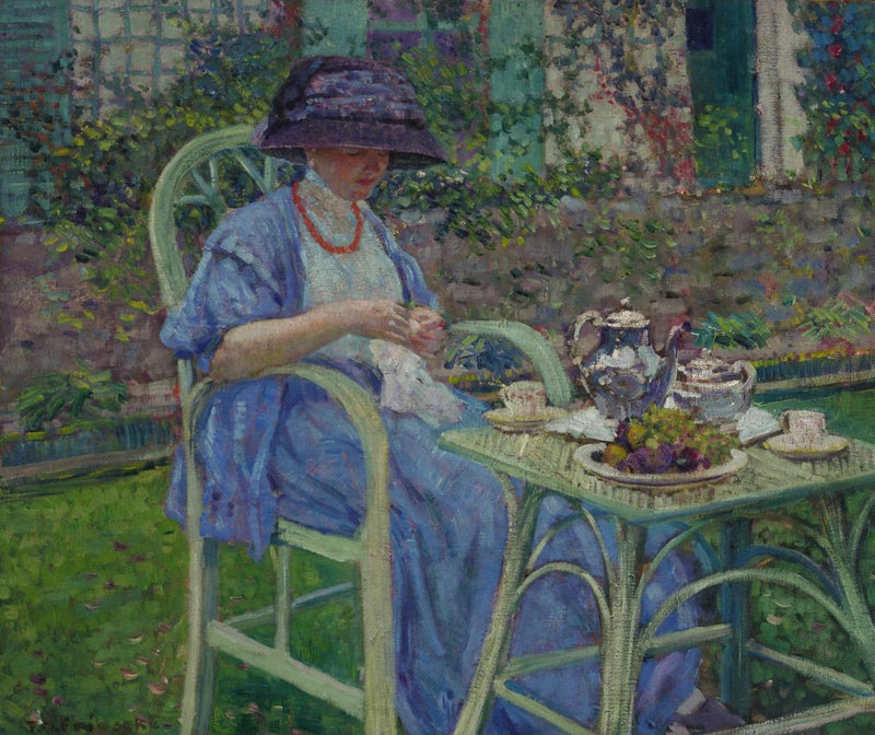 Breakfast in the Garden - Frederick Carl Frieseke