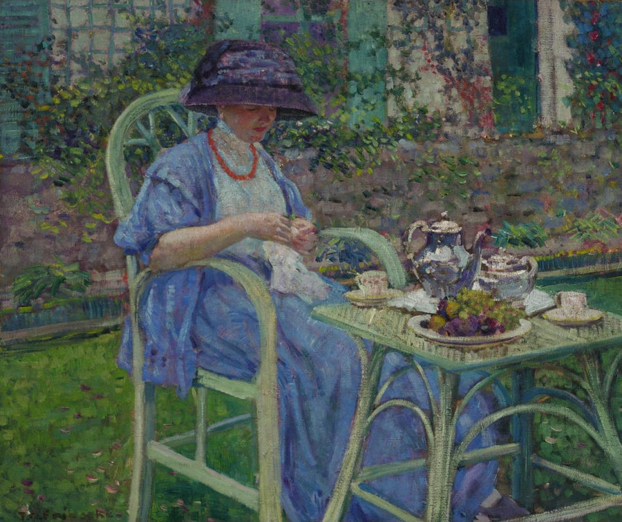 Breakfast in the Garden - Frederick Carl Frieseke