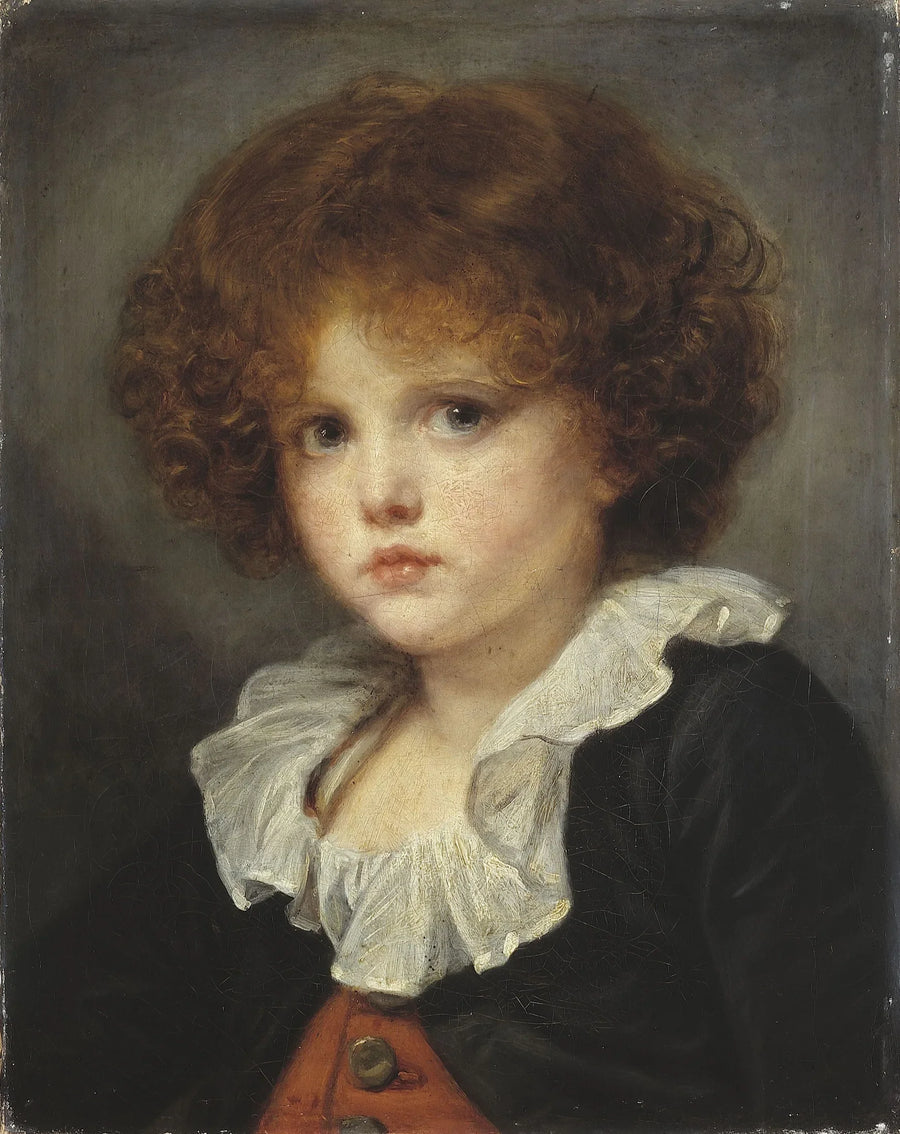 Little Boy in a Red Vest - Jean-Baptiste Greuze