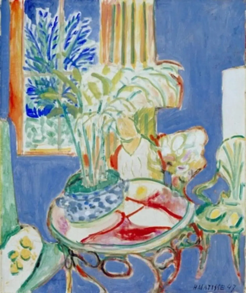 Small Blue Interior - Henri Matisse
