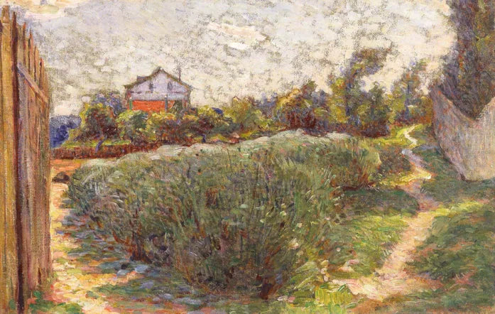 Small landscape with house - Marie Bracquemond