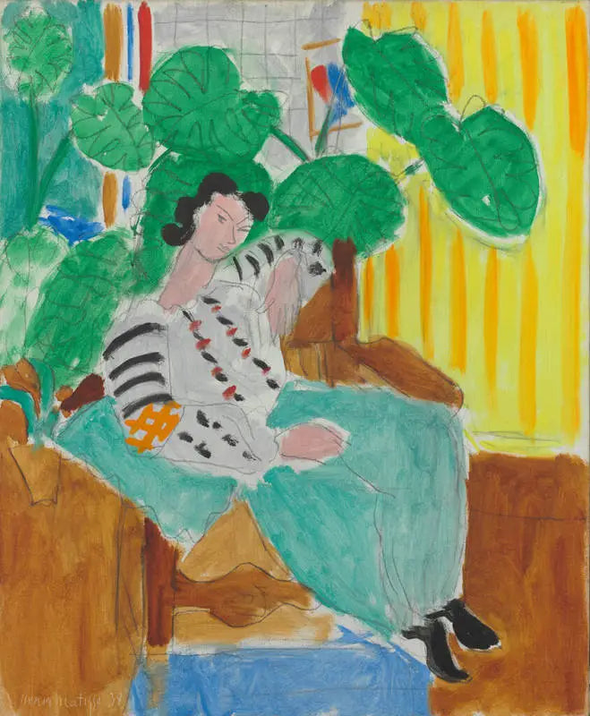 Small Romanian Blouse with Foliage - Henri Matisse