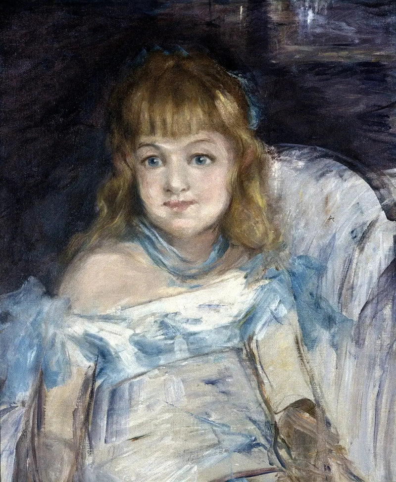 Little Girl in a Armchair - Édouard Manet