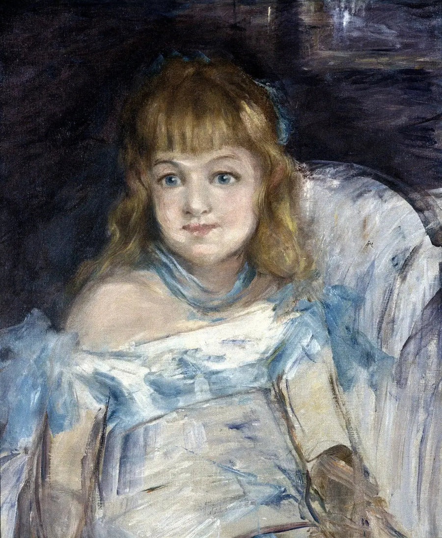 Little Girl in a Armchair - Édouard Manet