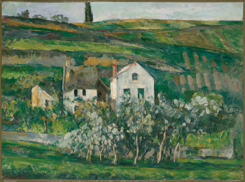 Small Houses in Pontoise, near Auvers-sur-Oise - Paul Cézanne