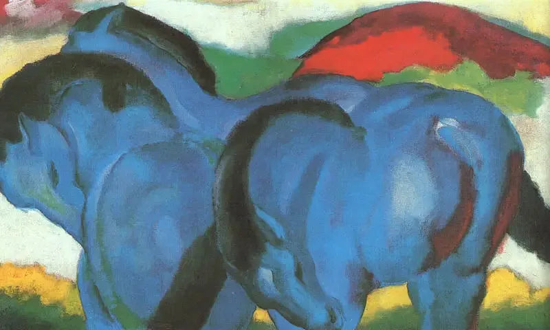Little Blue Horses - Franz Marc