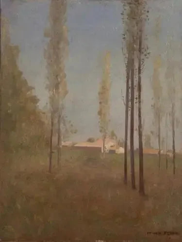 Peupliers à Peyrelebade - Odilon Redon