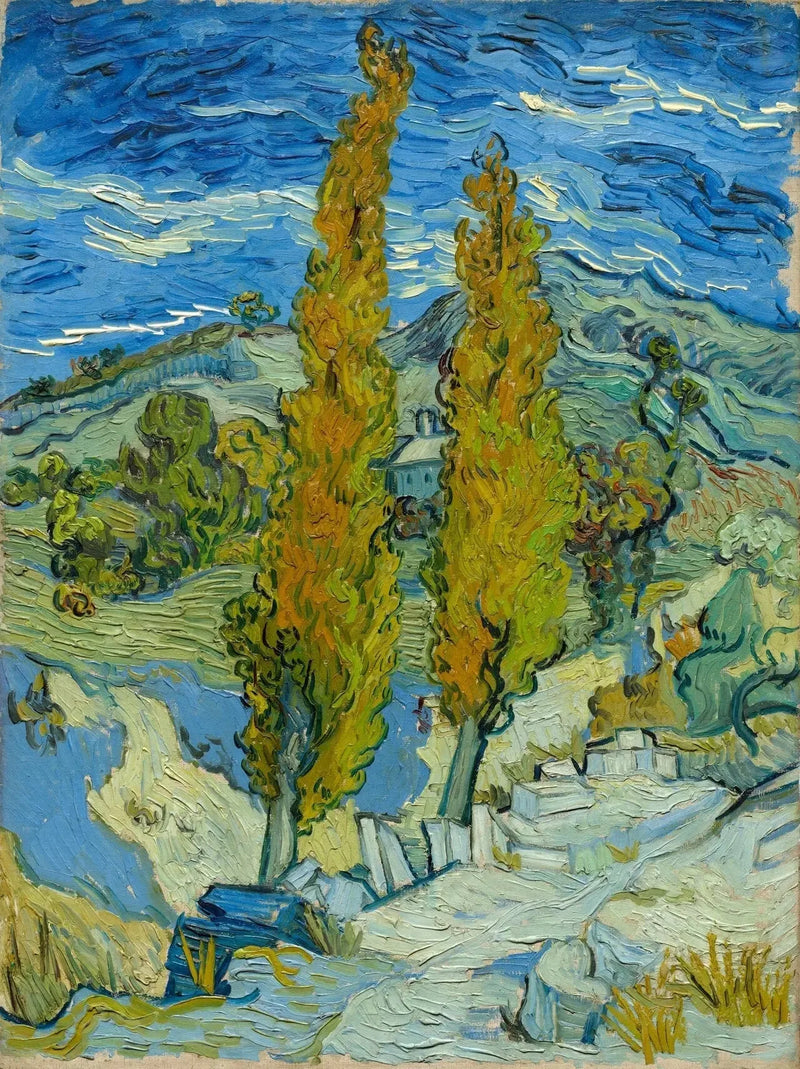 Poplars at Saint-Rémy - Vincent van Gogh