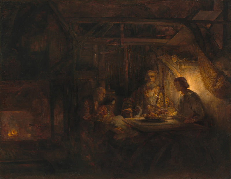 Philemon and Baucis - Rembrandt