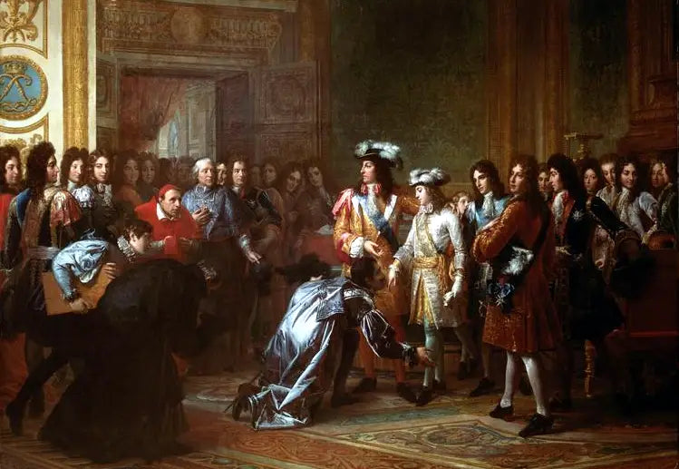Philippe de France, duc d'Anjou, proclaims king of Spain under the name of Philip V, November 16, 1700 - François Gérard